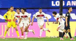 Turkey stunned USA with a last-gasp goal to win 3-2 in Los Angeles on Thursday night