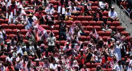 World Cup: Empty red seats everywhere at Levi’s Stadium after Fifa defended opening day attendance