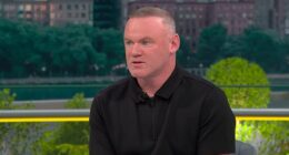 Wayne Rooney,40, appeared slim and fresh faced during the BBC's coverage of Senegal's clash with France last night