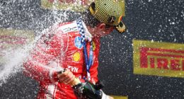 Charles Leclerc won a dramatic British Grand Prix at Silverstone as Kimi Antonelli struggled
