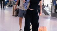 Gigi Hadid and Bradley Cooper jetted out of New York the day after watching their pals Taylor Swift and Travis Kelce wed