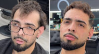 26 Drastic Men&rsquo;s Hair And Beard Before-And-After Pics Shared By Barber Emiliano Familia