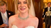 Lady Henrietta Stanley, 29, known to her friends as Hetty, married Alexander 'Sasha' Reviakin at Knowsley Hall, her family's Merseyside ancestral seat, on July 4
