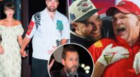 Andy Reid reveals the special marriage advice Adam Sandler gave Taylor Swift, Travis Kelce while officiating their wedding