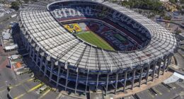 The iconic Azteca, where England will face Mexico 2,240metres above sea level