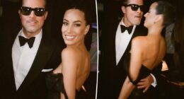 Brad Pitt and Ines de Ramon go Instagram-official with snaps from Taylor Swift's wedding