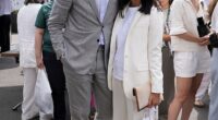 Wimbledon day eight welcomed Claudia Winkleman and her husband Kris Thykier on Monday