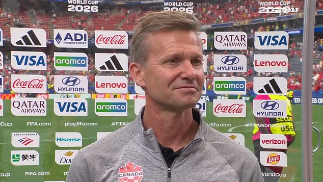 Canada head coach Jesse Marsch has come under fire for his defiant post-match speech