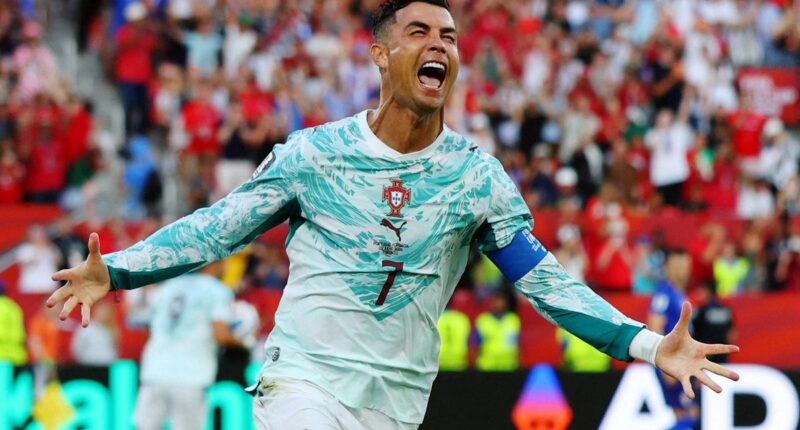 Cristiano Ronaldo breaks Portugal team-mate’s World Cup record with first-ever knockout goal