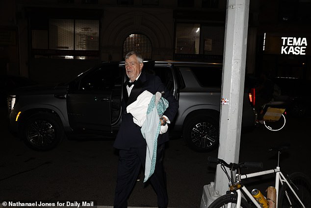 Ed Kelce headed back to his hotel after watching son Travis marry Taylor Swift
