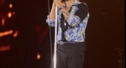 Harry Styles paid an emotional tribute to One Direction as he brought his record-breaking 12-night Wembley Stadium residency to a close on Saturday