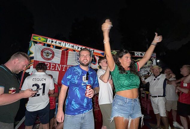England fans have descended on Mexico City ahead of the Three Lions' game at the historic Azteca Stadium