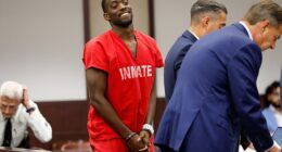 Terrion Arnold grins in court after a judge paved the way for his return to the NFL