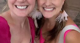 Haleigh Morgan Knight (right), who scammed friends and family out of thousands of dollars and faked a cancer diagnosis when they tried to claim refunds, has turned herself in