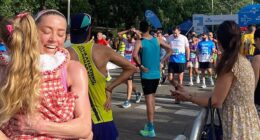Inside Amber Heard low-key life in Madrid as she ditches dating to focus on raising her children (pictured with eldest daughter Oonagh at the KLM Norte Sur 10K race in Madrid on June 21)
