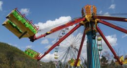Knoebels Amusement Resort, located in Elysburg, Pennsylvania, was unveiled as the 'highest rated' theme park in the US this week as part of the site's Travelers' Choice Awards