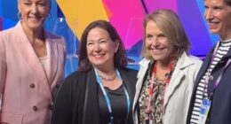 Katie Couric (2-R) suffered a 'freaky' health scare while attending the Aspen Ideas Festival in Colorado on June 27