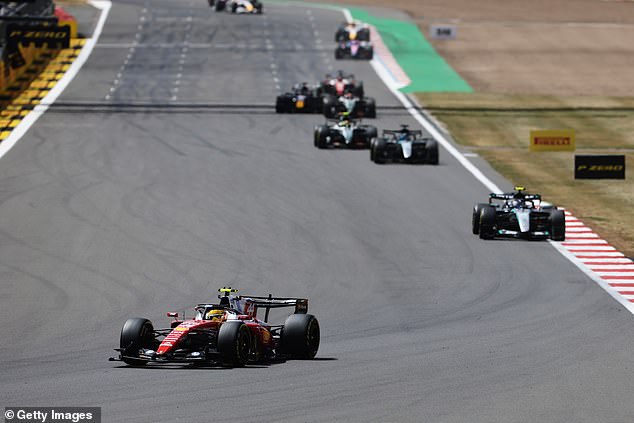 Lewis Hamilton started on pole and lead for more than half of Saturday's sprint race