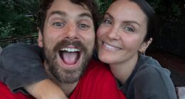 Laura Byrne has publicly reprimanded her husband Matty 'J' Johnson after he claimed they were drowning in a 'mountain of debt' and forced to rent out their dream home Chante Mer, in Ulladulla on the South Coast, during a recent interview