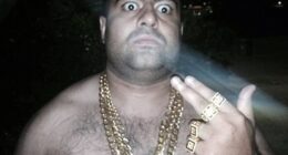 The man who deposited human faeces near the elevators in the lobby of Sydney's tallest office building has been unmasked as child refugee turned gangster Mohammad Qais Niazy (above)