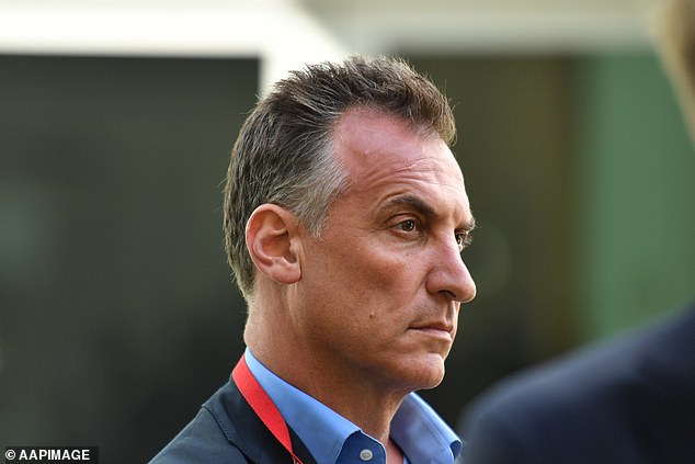 Antony Catalano (pictured) is accused of assaulting the woman at his St Kilda penthouse