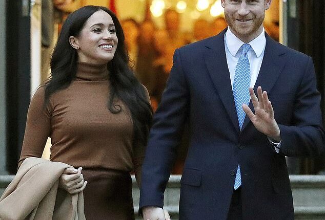 Prince Harry and Meghan in London back in 2020. They have not brought their children to Britain since Queen Elizabeth’s Platinum Jubilee celebrations in June 2022