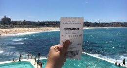 An Aussie had no idea he was the mystery winner of a $40million Powerball draw until he heard about it on the news weeks later (stock image)