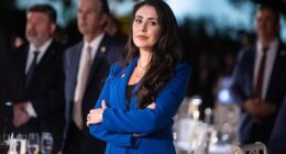 Anna Paulina Luna, attends a dinner at the White House in September 2025.