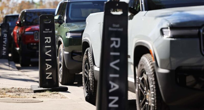 Rivian’s stock sale triggers worst rout for the shares in nearly two years