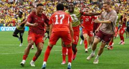 Switzerland beat Colombia on penalties after a drab contest finished 0-0 after extra time