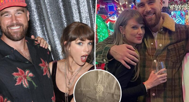 Taylor Swift, Travis Kelce's wedding favor reveals 'Blank Space' nod