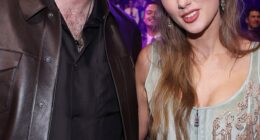 Taylor Swift's aunt Robin Gentry has spilled the beans on what the pop star's very private wedding to Travis Kelce was really like. The newlyweds are seen in March