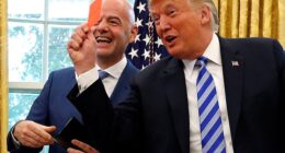 Just when it seemed that Gianni Infantino’s most demeaning act of self-flagellation before the altar of Donald Trump was to hand the man a Peace Prize