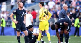 Fans have blamed Donald Trump for the USA's embarrassing World Cup exit on Monday night