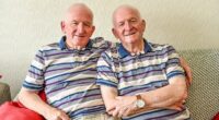 The UK's 'oldest identical twins' have revealed they've lived together, worn matching clothes and even had the same jobs for 82 years