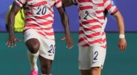 Folarin Balogun scored the opening goal in the USA's 2-0 win over Bosnia and Herzegovina