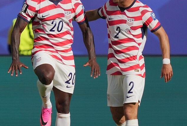 Folarin Balogun scored the opening goal in the USA's 2-0 win over Bosnia and Herzegovina