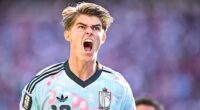 Charles De Ketelaere scored twice in the first half of Belgium's World Cup clash with the USA