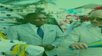 Dancing King! Charles gets in the carnival spirit during Bahamas visit and enjoys a celebratory Junkanoo street parade